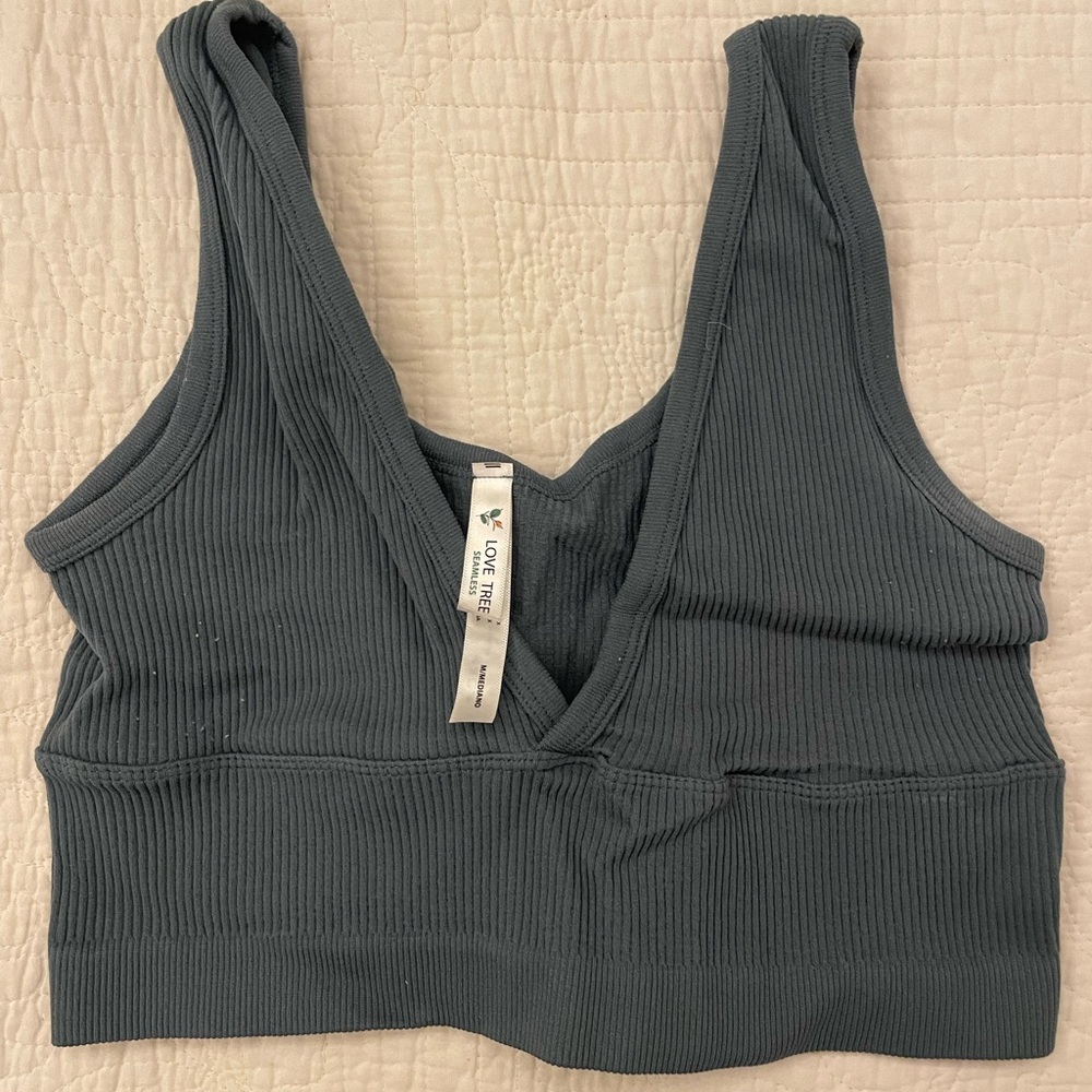 Dark olive green tank
